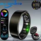Smart Ring Men Women Bluetooth Monitor Blood Heart Rate Oxygen Waterproof UK