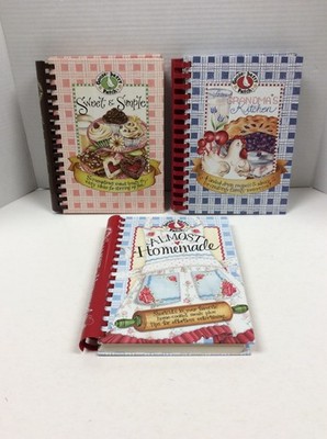3 GOOSEBERRY PATCH RECIPE BOOKS: Sweet & Simple, Grandma's, Almost Homemade