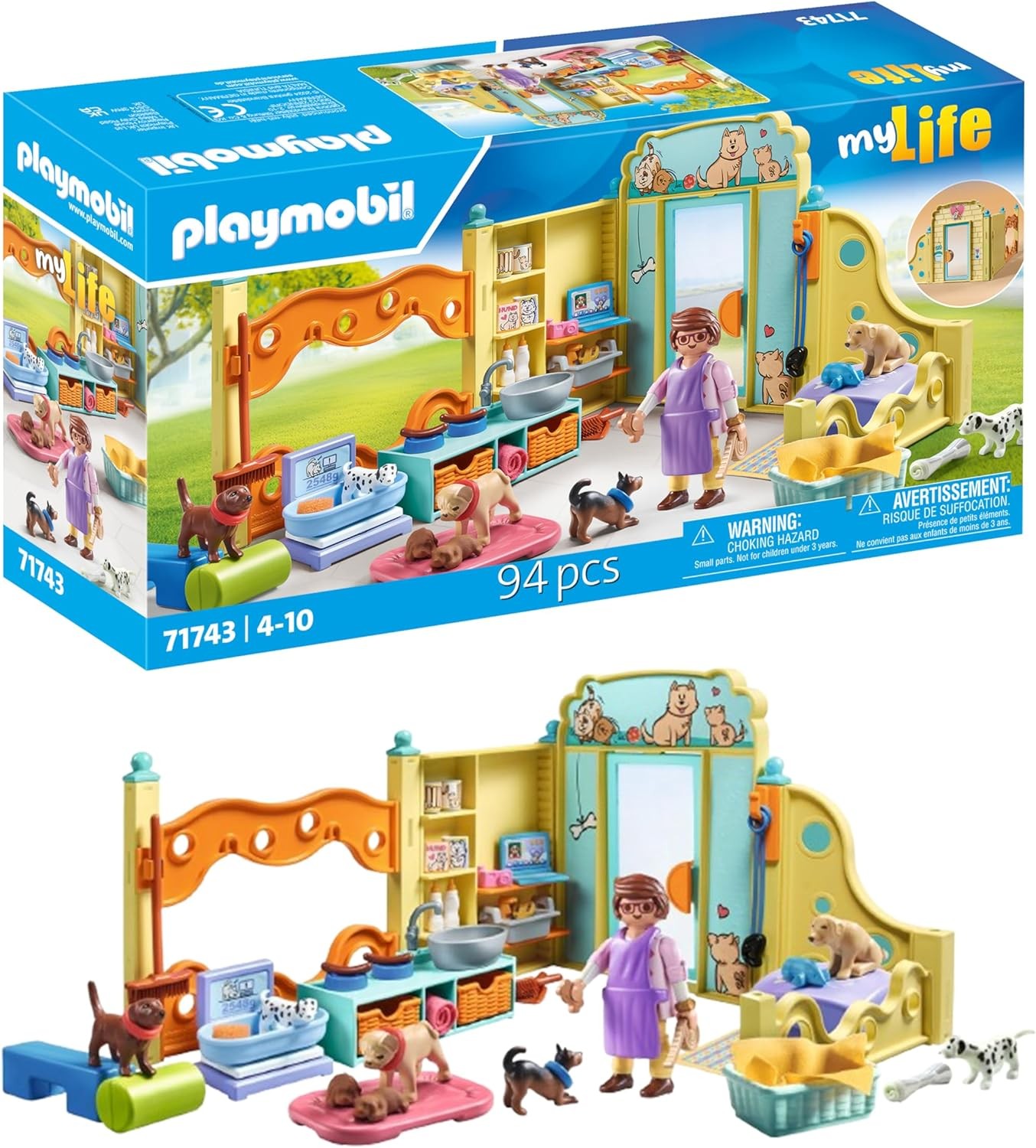 Playmobil 71743 My Life Casa dei Cuccioli 4 Anni+