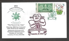 2012 US Girl Scout Columbia SC Mountains to Midlands Council Thinking Day cancel