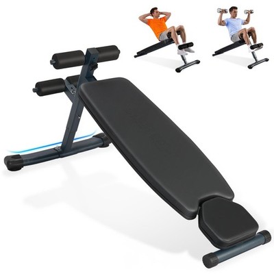 Sit Up Bench for Abs,Slant Deline Bench with 3 Adjustable High for Home Gym