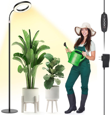 Grow Light with Stand for Indoor Plants, Adjustable Height up to 68'', Full Spect