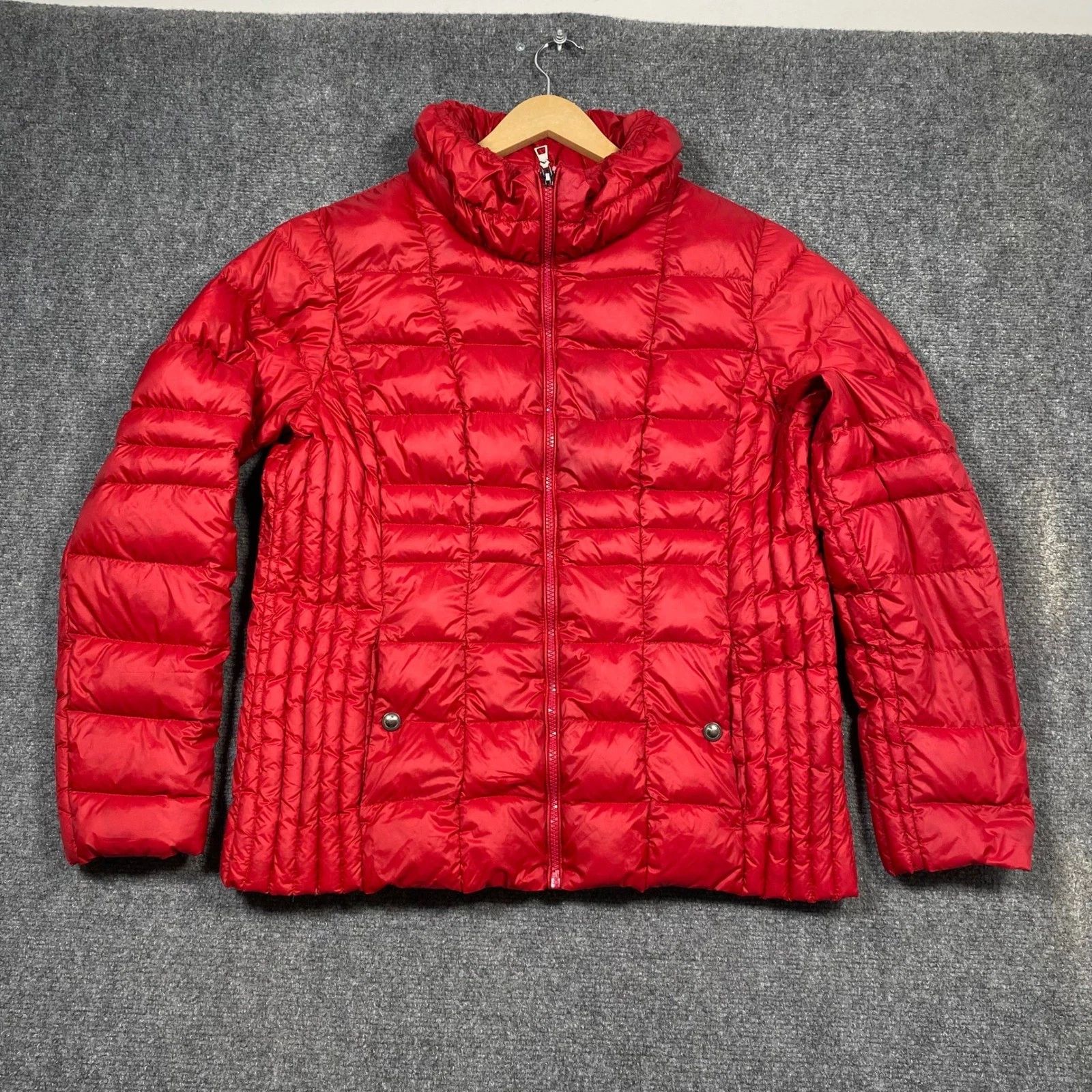 Gallery Sport Red Down Puffer Jacket Quilted Zip Up Collared Mens L
Opens in a new window or tab