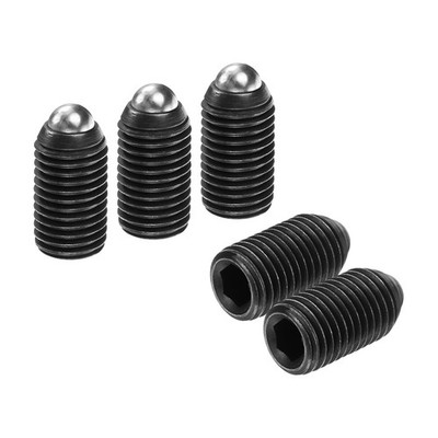 5pcs M16x30 Screw Thread Ball Plunger High Carbon Steel Hex Socket Spring Ball