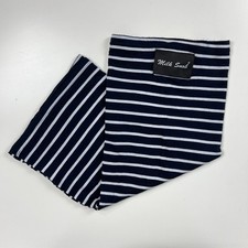 Milk Snob Navy Blue White Stripe 5 in 1 Nursing Feeding Car Seat Cart Cover