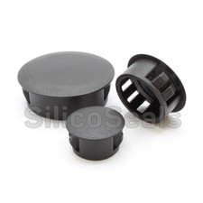 Round Black Hole Plug End Cap Plastic Blanking Finishing Insert Bung 5-30mm