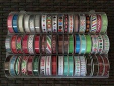 HUGE RIBBON LOT 54 ROLLS Mixed Themes  Patterns NEW