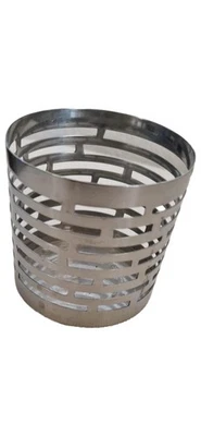 IKEA Panier de Rangement Argent Métal Moderne 8cm - Photo 1/3