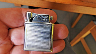 Vintage Polo Chrome Lift Arm Pocket Cigarette Lighter