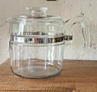 VTG PYREX Flameware Glass Percolator 6 Cup Coffee Pot (Pot & Lid Only) 7756