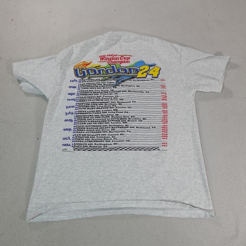 Vintage Jeff Gordon Shirt Mens Large NASCAR Winston Cup Champion 24 Racing 1990s - Picture 9 of 15