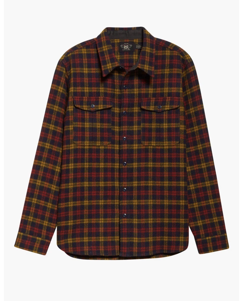 RRL Flannel Casual Button-Down Shirts for Men for sale | eBay