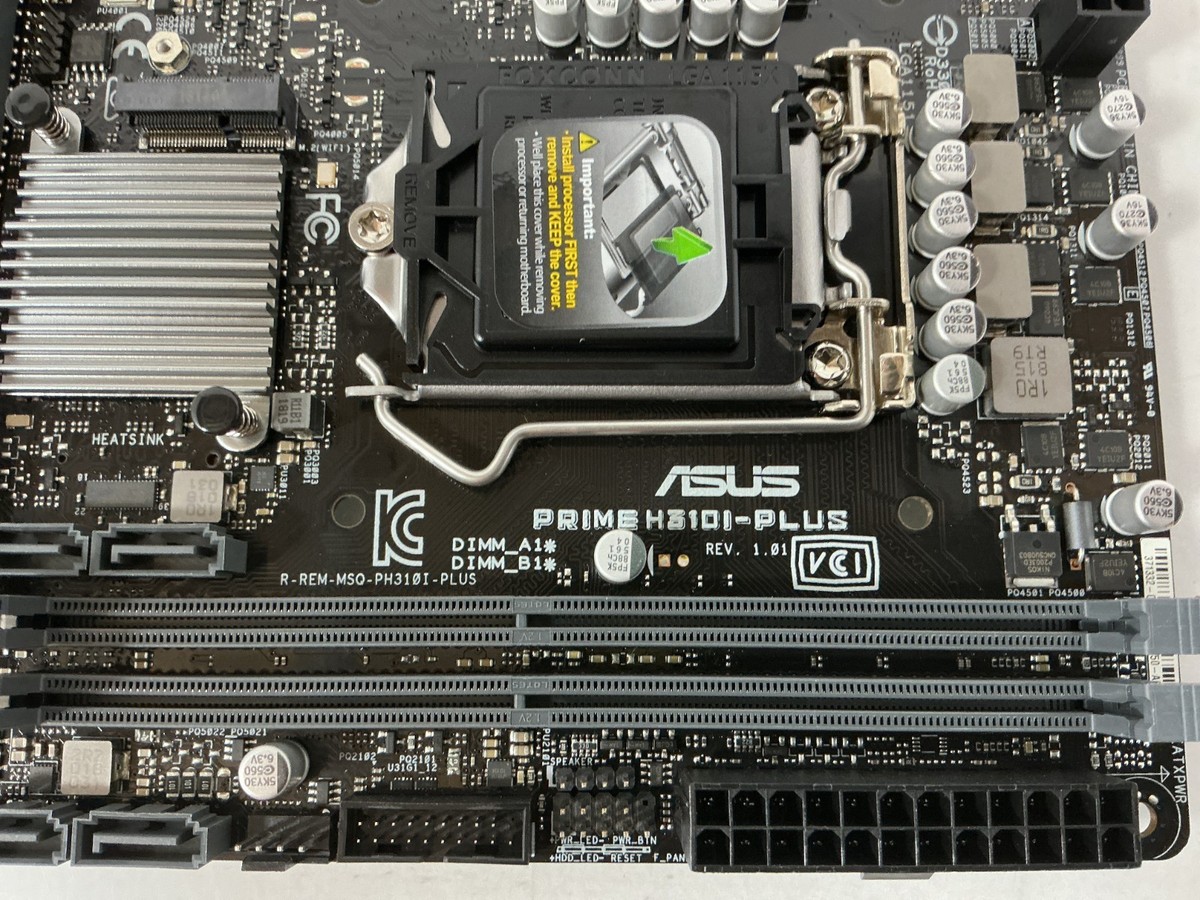 ASUS Prime H310I-Plus R2.0/CSM LGA 1151 Mini-ITX Motherboard | eBay