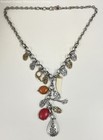 Lucky Brand Multi-Tone Charm Statement Necklace 65.4g — photo 1