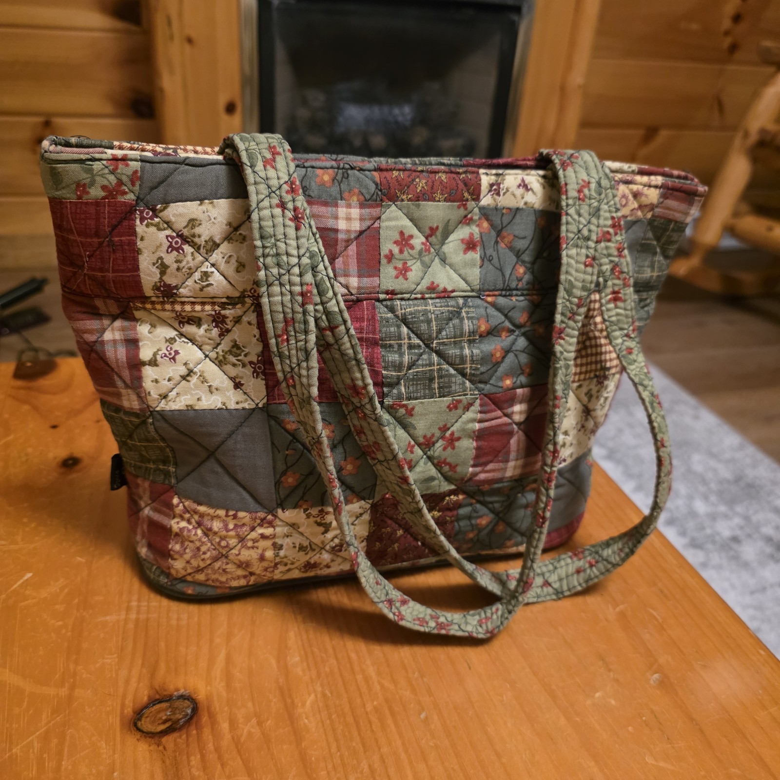 Donna Sharp Quilted Patchwork Shoulder Bag Purse … - image 1