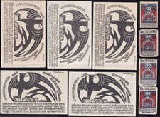 23 x Notgeld Niemcy: Rostock & Uelzen