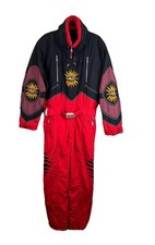 Vintage Bogner Ski Suit Men s 38 Red Black On...