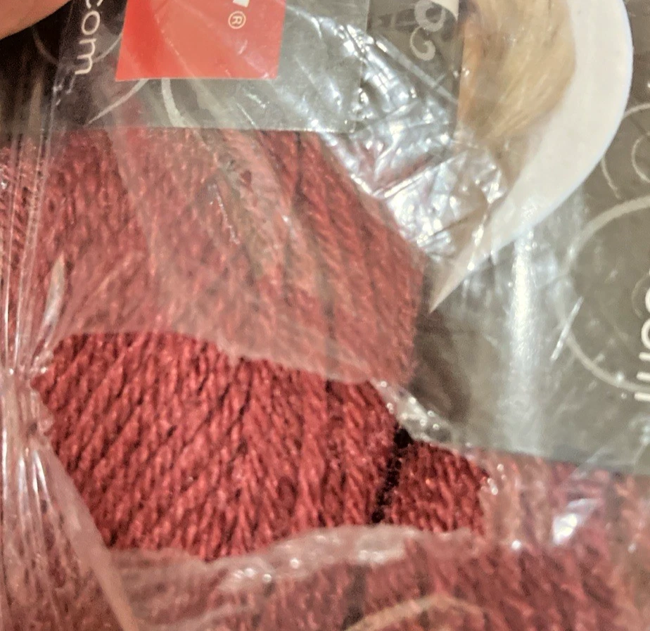 Premier Yarns- Serenity Sock Yarn Deborah Norville Burgundy  Lot Of 3 Skeins - Image 2 of 4