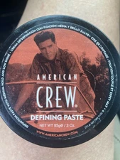 American Crew ELVIS Defining Paste 3oz – Medium Hold, Low Shine New HAIR CARE