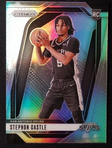 Stephon Castle 2024-25 Panini Prizm Silver Prizm RC #234