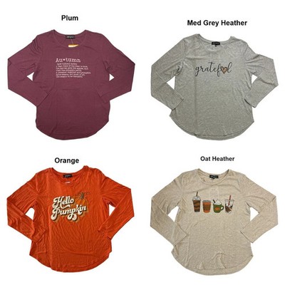 State Of Mine Women's Long Sleeve Autumn Harvest Fall/Grateful