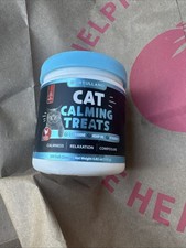 Cat Calming Treats 2250 mg Hemp Oil per Pack Stress Anxiety Relief Exp 04/2027