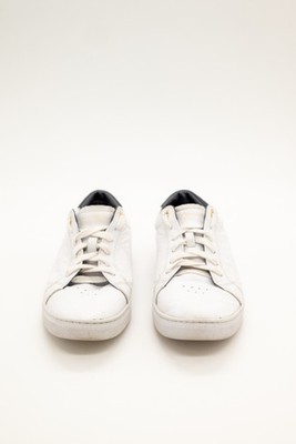 TOMMY HILFIGER  Women Leather White Athletic Shoes Size US 8.5