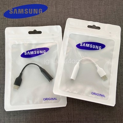 Original Samsung USB-C Audio Adapter To 3,5mm Aux Kabel Type-c Headsets Box