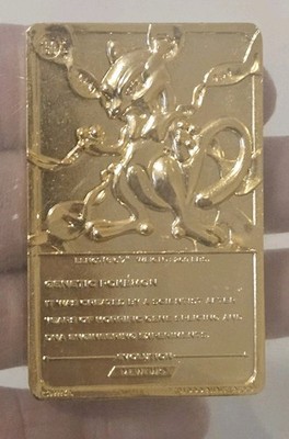 Pokemon 1999 23k Gold Plated MEWTWO #150 Limited Edition Burger King | eBay Pokemon 1999 23k Gold Plated MEWTWO #150 Limited Edition Burger King | eBay