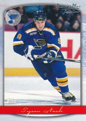 1999-00 Topps Premier Plus #98 TYSON NASH - Rookie Card - St. Louis Blues