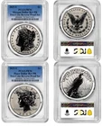 2025 S Morgan & Peace Silver Dollar $1 Reverse Proof  PCGS PR70 #1