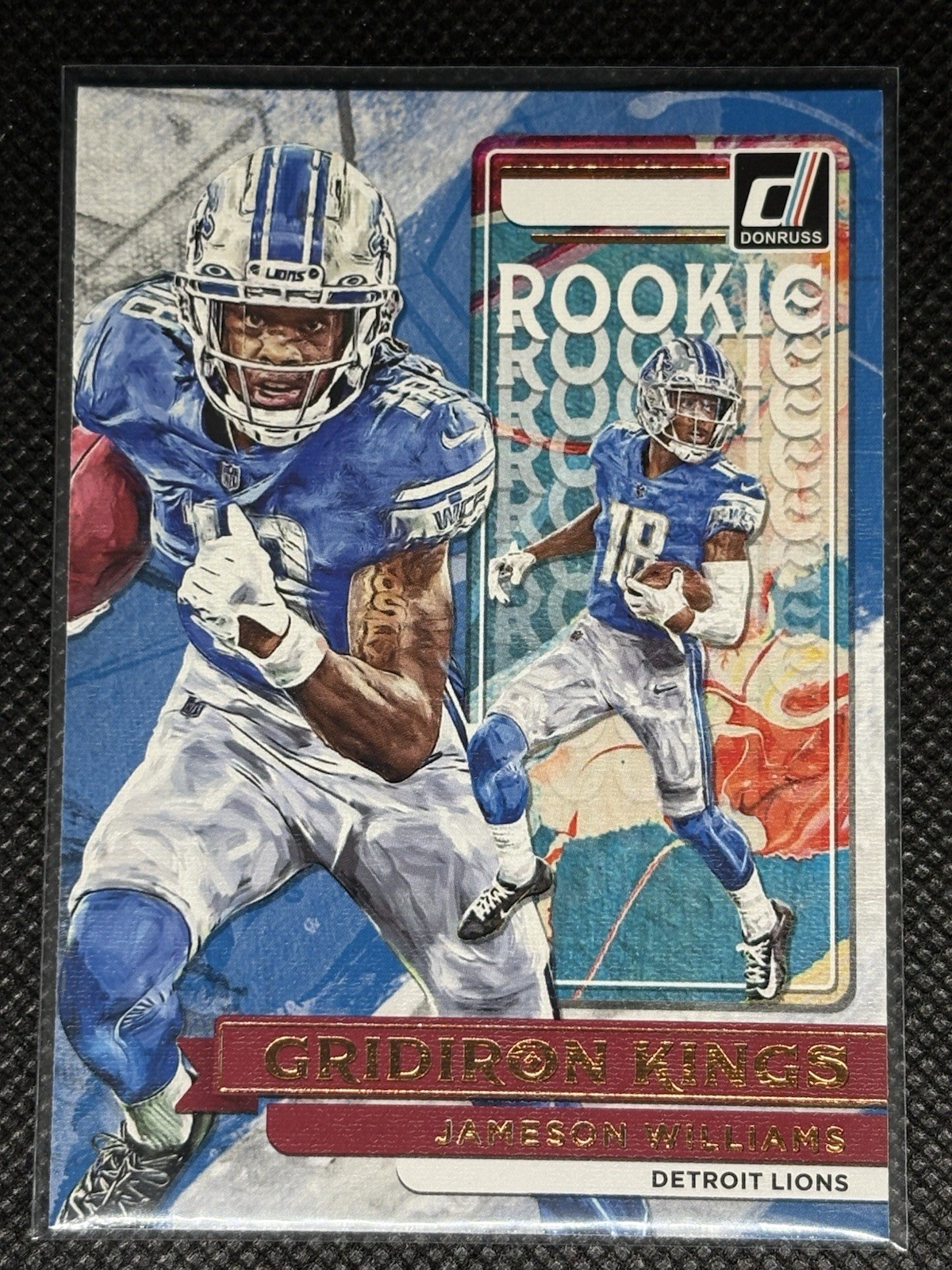 2022 Panini Donruss - Rookie Gridiron Kings Jameson Williams #RGK-7 (RC)