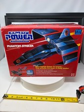 Vintage 1987 Mattel Captain Power Phantom Striker Jet New Sealed In Box