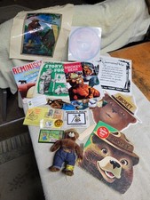 Vintage Lot Of 17 Smokey Bear Memorabilia Boo...
