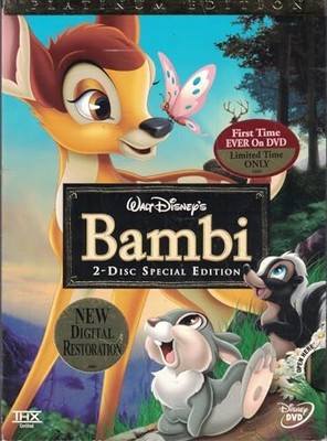 Bambi (Two-Disc Platinum Edition) - DVD - GOOD