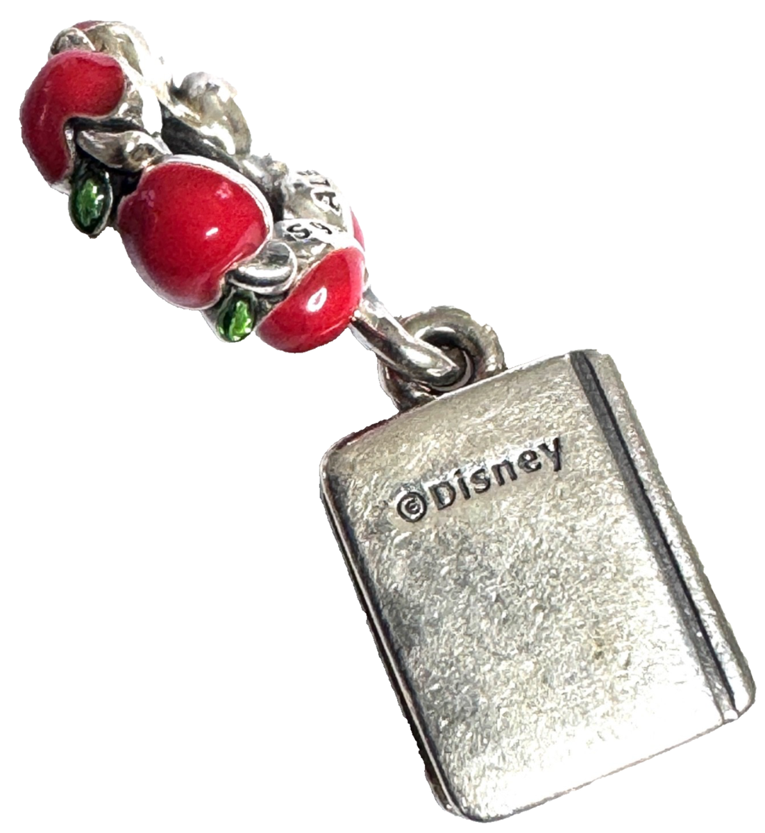 Pandora RARE!! Disney Snow White 7 Dwarfs Book Enamel Charm