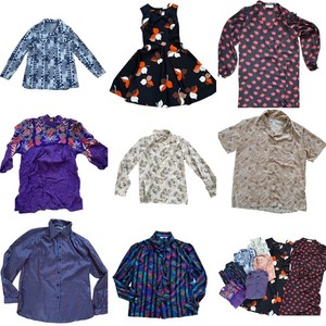 Vintage LOT Womens Clothing 1960s -1980s Dresses Tops Shirts Designer Bergdorf