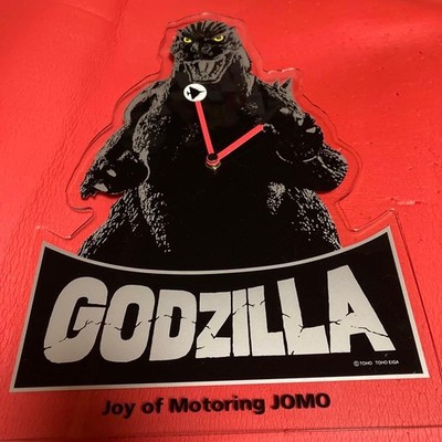 Godzilla Clear Analog Clock JOMO Promo Not For Sale Item