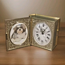 Seth Thomas Vintage Book Shaped Wind-Up Alarm Clock – Made in Germany – Working!