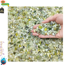 10 lbs Pebbles for Landscaping,1/4 Inch Polished Green Pea Gravel Small Rocks