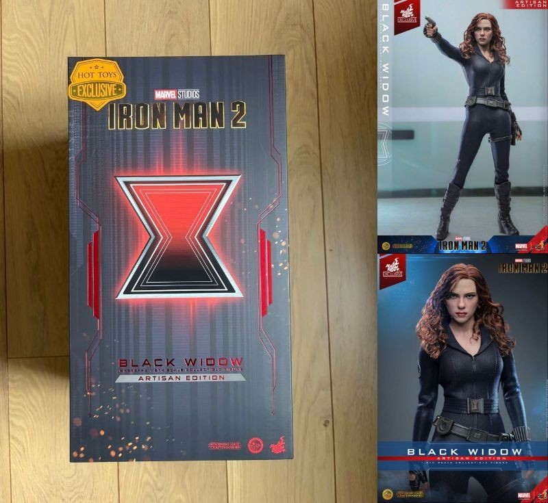 Hot Toys MMS757AE Black Widow Artisan 1/6 Iron Man 2 New Rare Japan