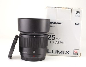 Panasonic 25mm F1.7 G ASPH Lumix Prime AF Lens Refurbished +12 Month Guarantee
