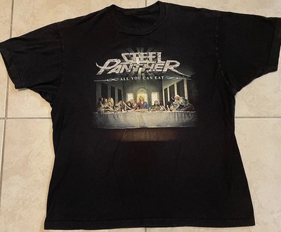 Vtg Steel Panther Faded 2014 Tour Shirt XL Def Leppard Poison Concert Rock Y2K