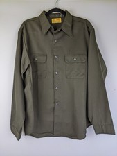 VTG Work-Mates Big Yank Union Made Button Down Work Shirt Mens Size XL Neck 17