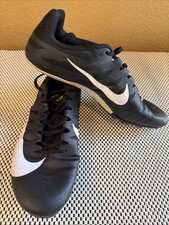 Nike Zoom Rival Men's 10 Black Sprint Racing Shoes Track Spikes 907564-001