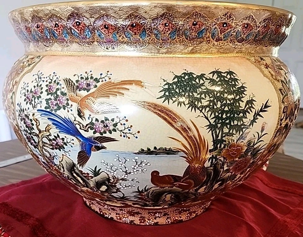 陶瓷中国古董碗金色| eBay