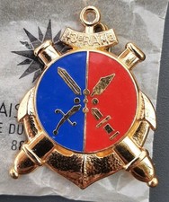 Insigne Badge 43° RAMA Régiment  Artillerie de Marine Original FRAISSE vintage