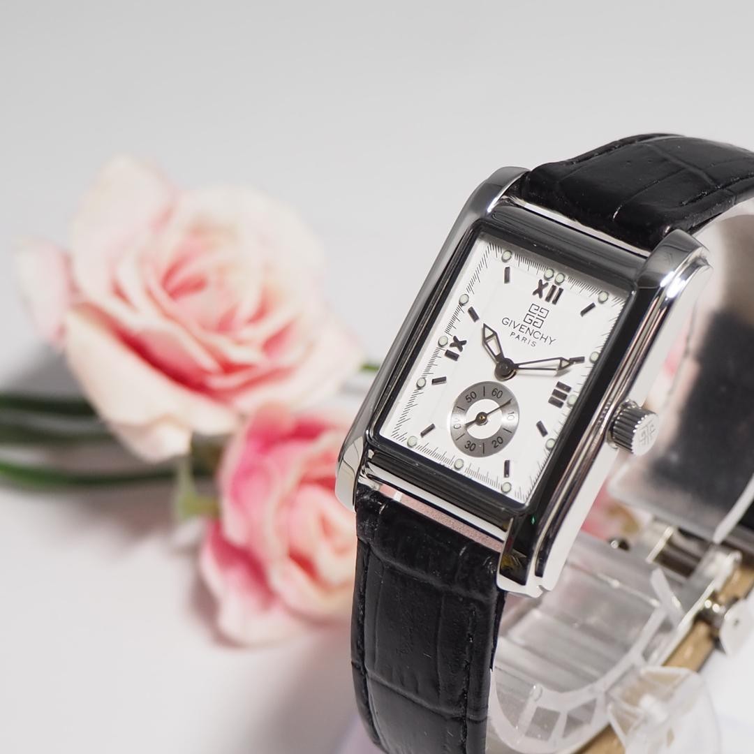 Good Condition Givenchy Square Small Seconds Watc… - image 1