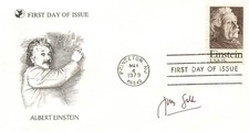 DR. JONAS SALK - FIRST DAY COVER SIGNED