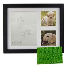 Elegant Pet Pawprint Keepsake Kit  Picture Frame - Thoughtful Gift for Lovers